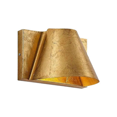 Applique Murale Led Dorée pour Miroir Rétro - Lumiine