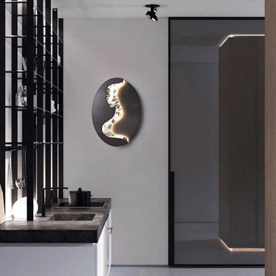 Applique Murale Led en Forme Ovale Room - Lumiine
