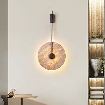 Applique Murale Led en Marbre Naturel - Lumiine
