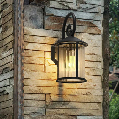Applique Murale Led Extérieure Noire Métal - Lumiine
