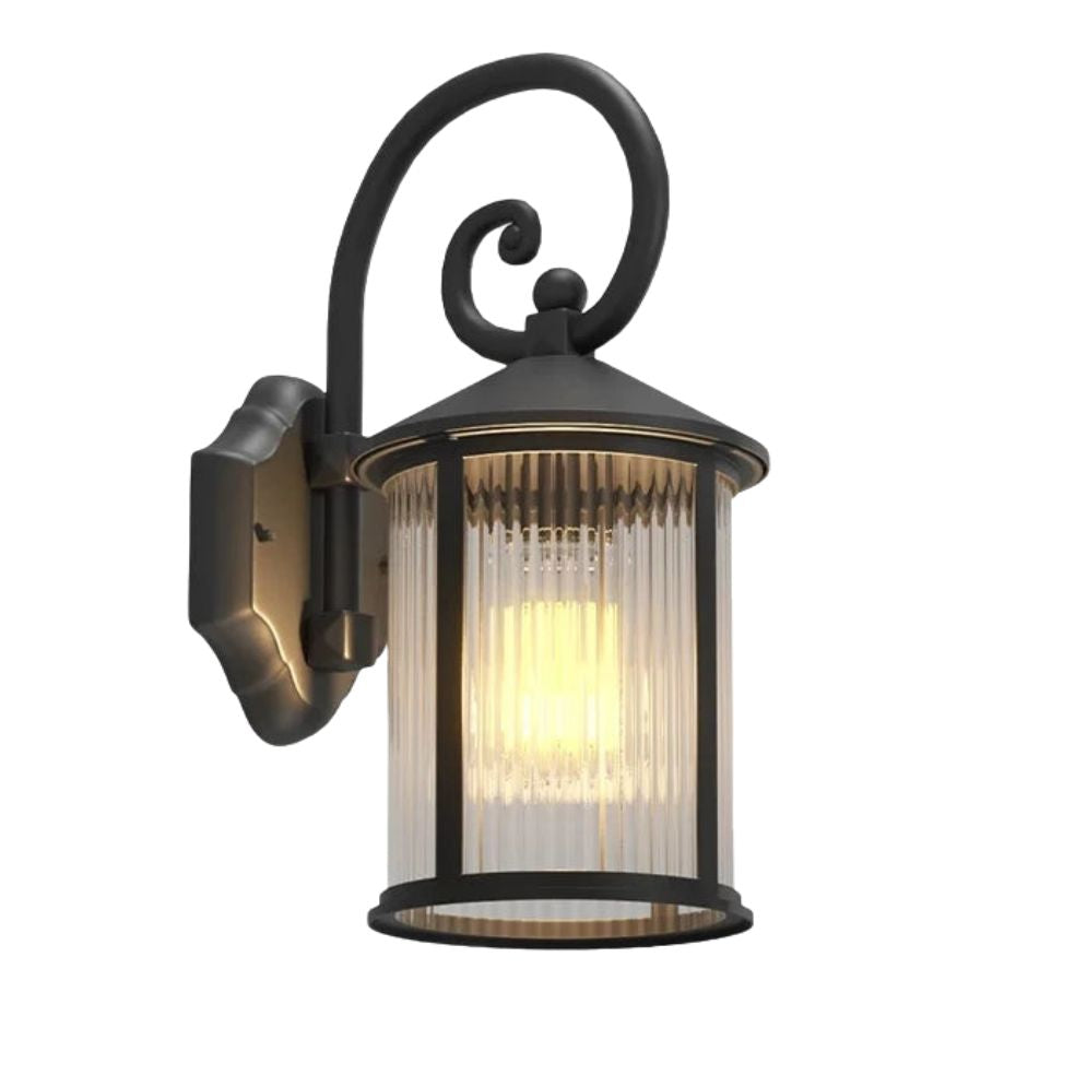 Applique Murale Led Extérieure Noire Métal - Lumiine

