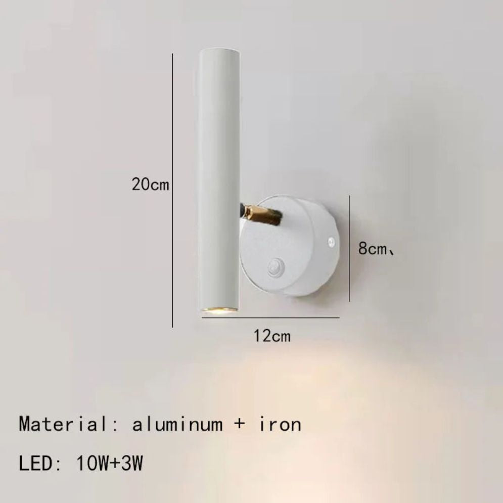 Applique Murale Led Lampe Liseuse Chambre Rotatif Mur Rotatif - Lumiine