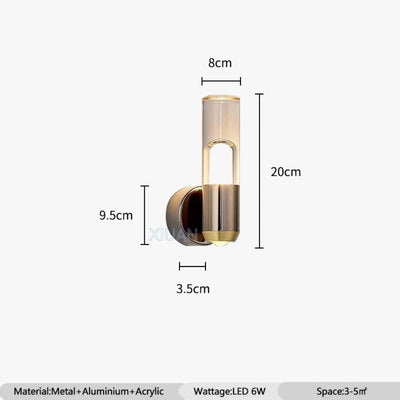 Applique Murale Led Longiligne de Luxe - Lumiine