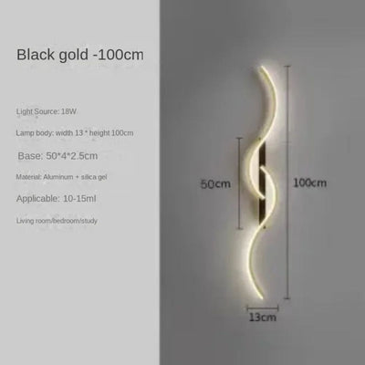Applique Murale Led Moderne longue Bande pour Allée et Placards - Lumiine