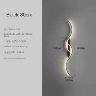 Applique Murale Led Moderne longue Bande pour Allée et Placards - Lumiine