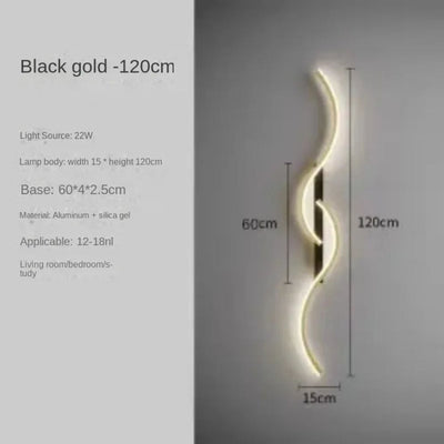 Applique Murale Led Moderne longue Bande pour Allée et Placards - Lumiine