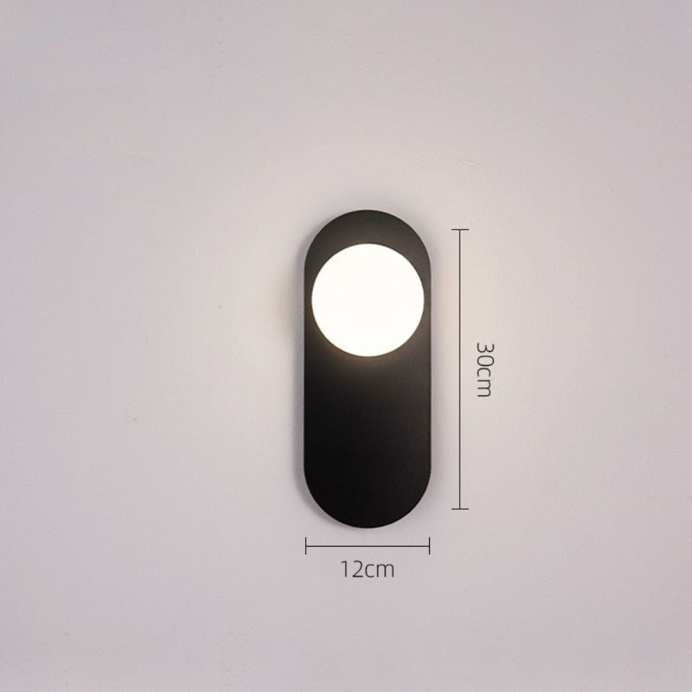 Lampe Applique Murale led Moderne Minimaliste Noir - Lumiine