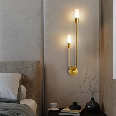 Applique Murale LED Noir ou Or en Forme de U