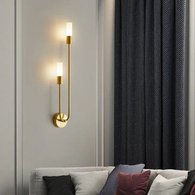 Applique Murale LED Noir ou Or en Forme de U