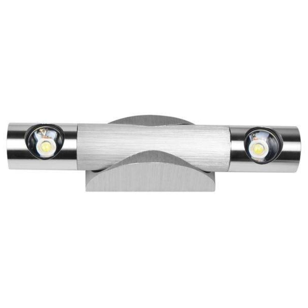 Applique Murale Led pour Miroir et Salle de Bain Chromée Et Arrondie -Lumiine