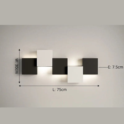 Applique Murale Moderne à Led avec Abat-Jour en Métal Creative