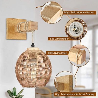 Applique Murale Moderne Boule avec Interrupteur Décoratif Intérieur - Lumiine