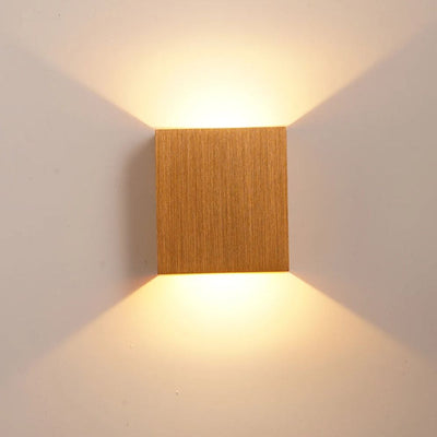 Applique Murale Moderne en Aluminium Brossé pour Éclairage Intérieur - Lumiine