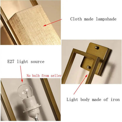 Applique Murale Moderne en Tissu - Lumiine
