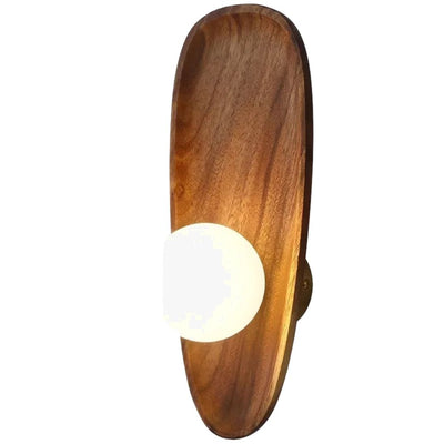 Applique Murale Moderne à Led en Bois Style Minimaliste - Lumiine

