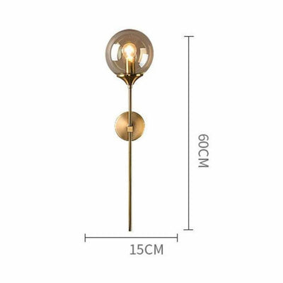 Applique Murale Moderne Led en Verre Markle - Lumiine
