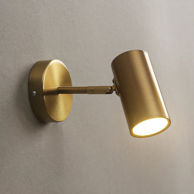 Applique Murale Moderne Led Style Spotlight Doré Liudmila - Lumiine