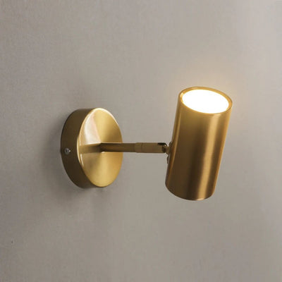 Applique Murale Moderne Led Style Spotlight Doré Liudmila - Lumiine