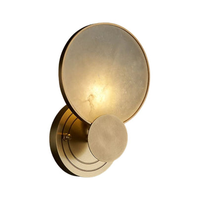 Applique Murale Ronde en Marbre - Lumiine