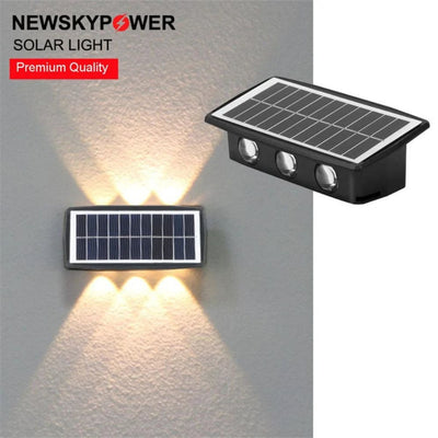 Applique Murale Solaire Étanche Décoration Extérieure Jardin - Lumiine