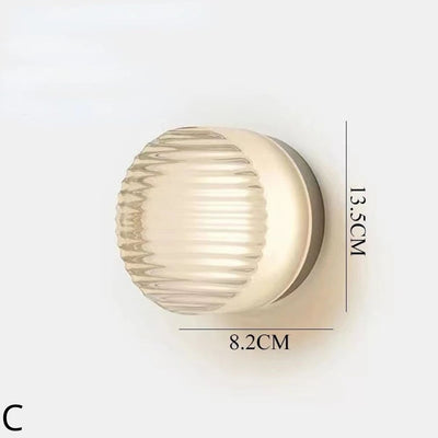 Appliques Murales Modernes Led Arrondies Scone - Lumiine
