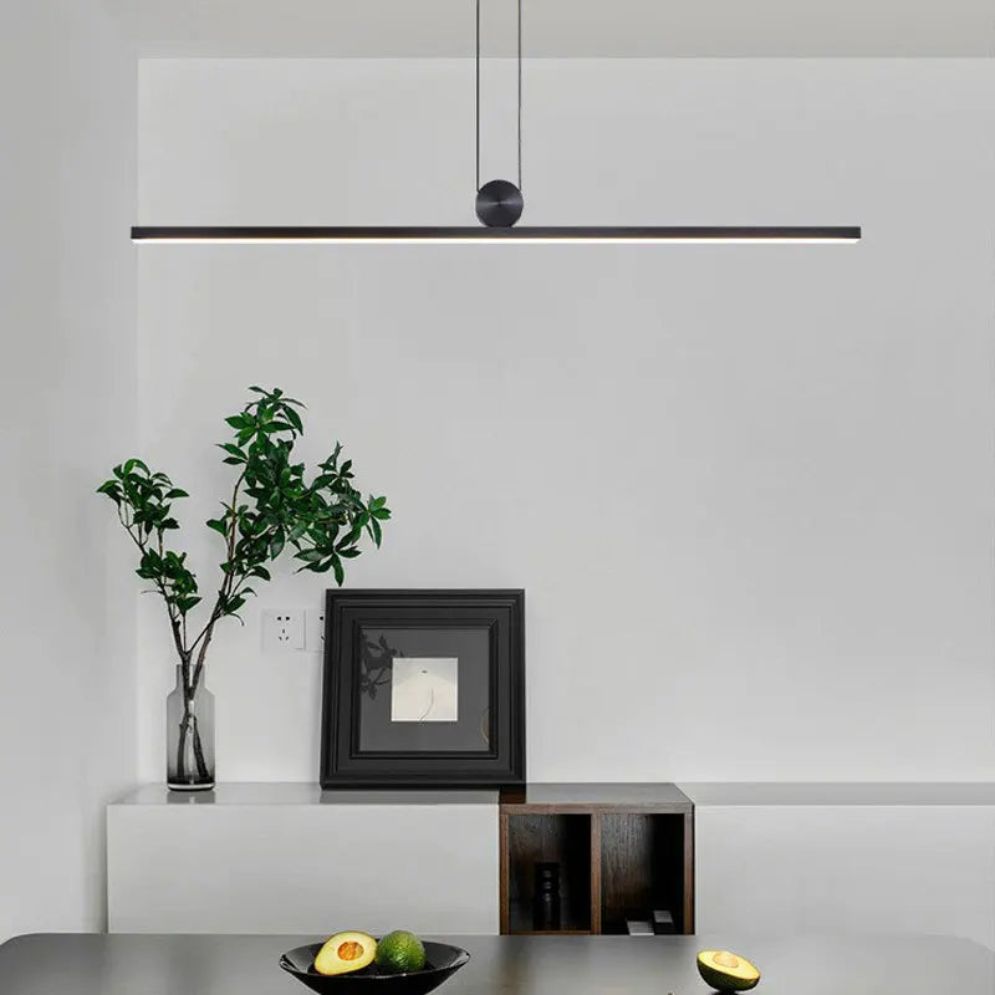 Bande Minimaliste Moderne Suspension Led Lumières pour Salon - Lumiine