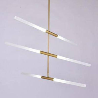 Bande Minimaliste Moderne Suspension Led Lumières pour Salon - Lumiine