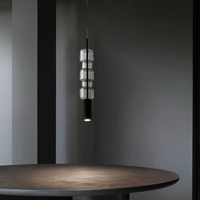 Suspension Design en Métal et Verre - Lumiine