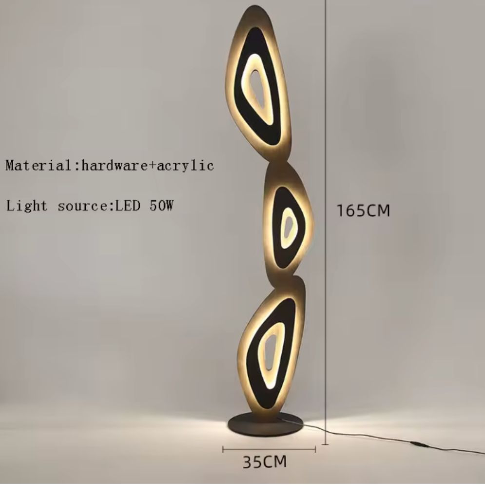 Lampadaire à LED Design Créatif pour Décoration Moderne