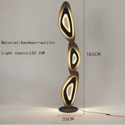 Lampadaire à LED Design Créatif pour Décoration Moderne
