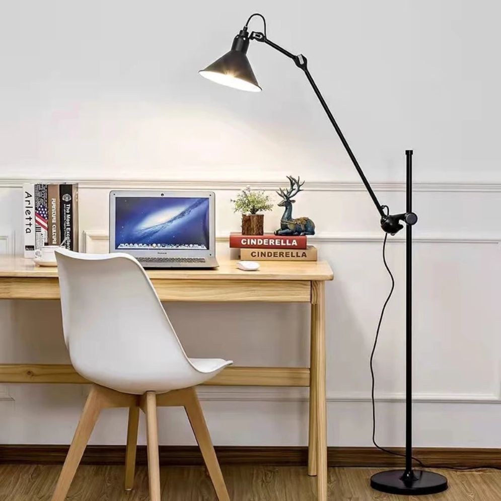 lampadaire Design en Métal et Chrome pour Intérieur Moderne - Lumiine