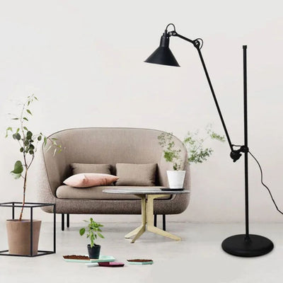 lampadaire Design en Métal et Chrome pour Intérieur Moderne - Lumiine
