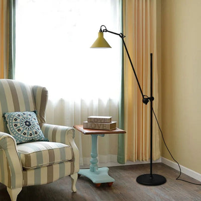Lampadaire Design en Métal et Chrome pour Intérieur Moderne