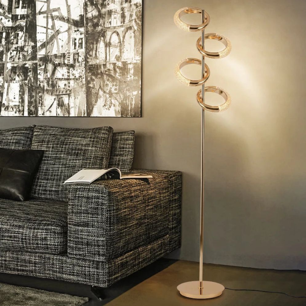Lampadaire Design Led Minimaliste pour Décoration Intérieure