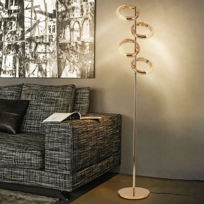 Lampadaire Design Led Minimaliste pour Décoration Intérieure