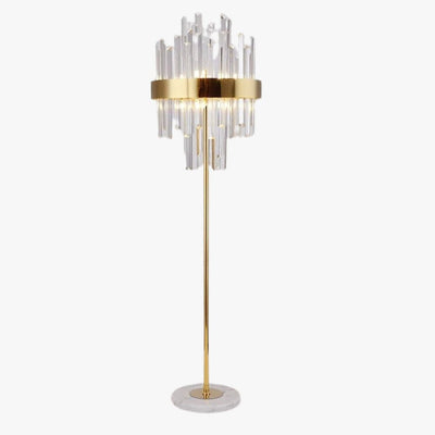 Lampadaire Design Nordique Luxe en Cristal | Lumiine

