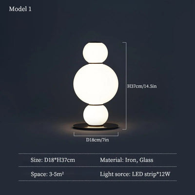 Lampadaire en Verre Design Nordique Décoratif Intérieur Moderne - Lumiine