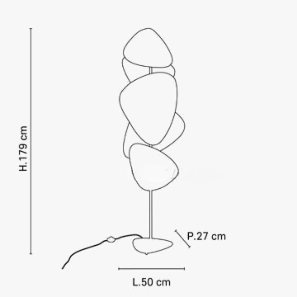 Lampadaire Led Créatif Moderne pour Décoration Intérieure Originale - Lumiine