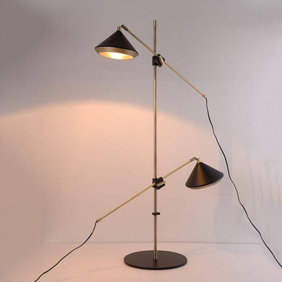 Lampadaire Led Moderne Nordique Double Lumière Décorative - Lumiine