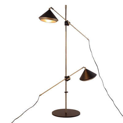 Lampadaire Led Moderne Nordique Double Lumière Décorative - Lumiine