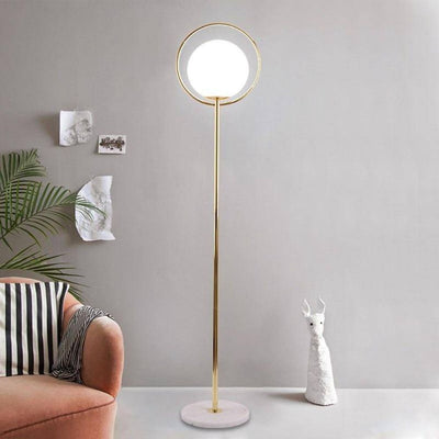 Lampadaire Led en Fer et Verre Nordique pour Décoration - Lumiine