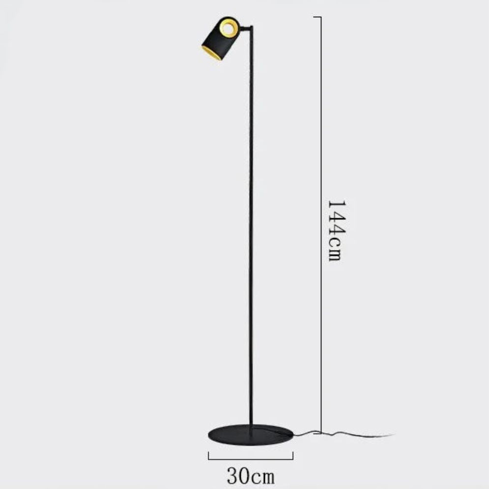 Lampadaire Led Noir pour Salon - Lumiine