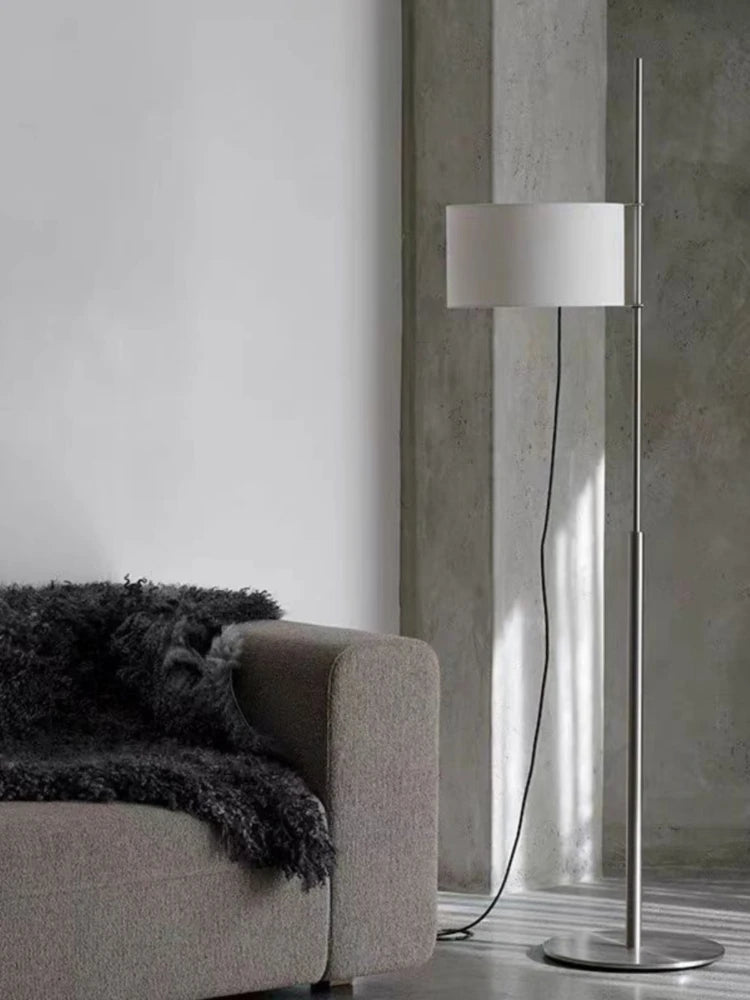 Lampadaire LED Rétro en Tissu pour une Décoration Élégante - Lumiine