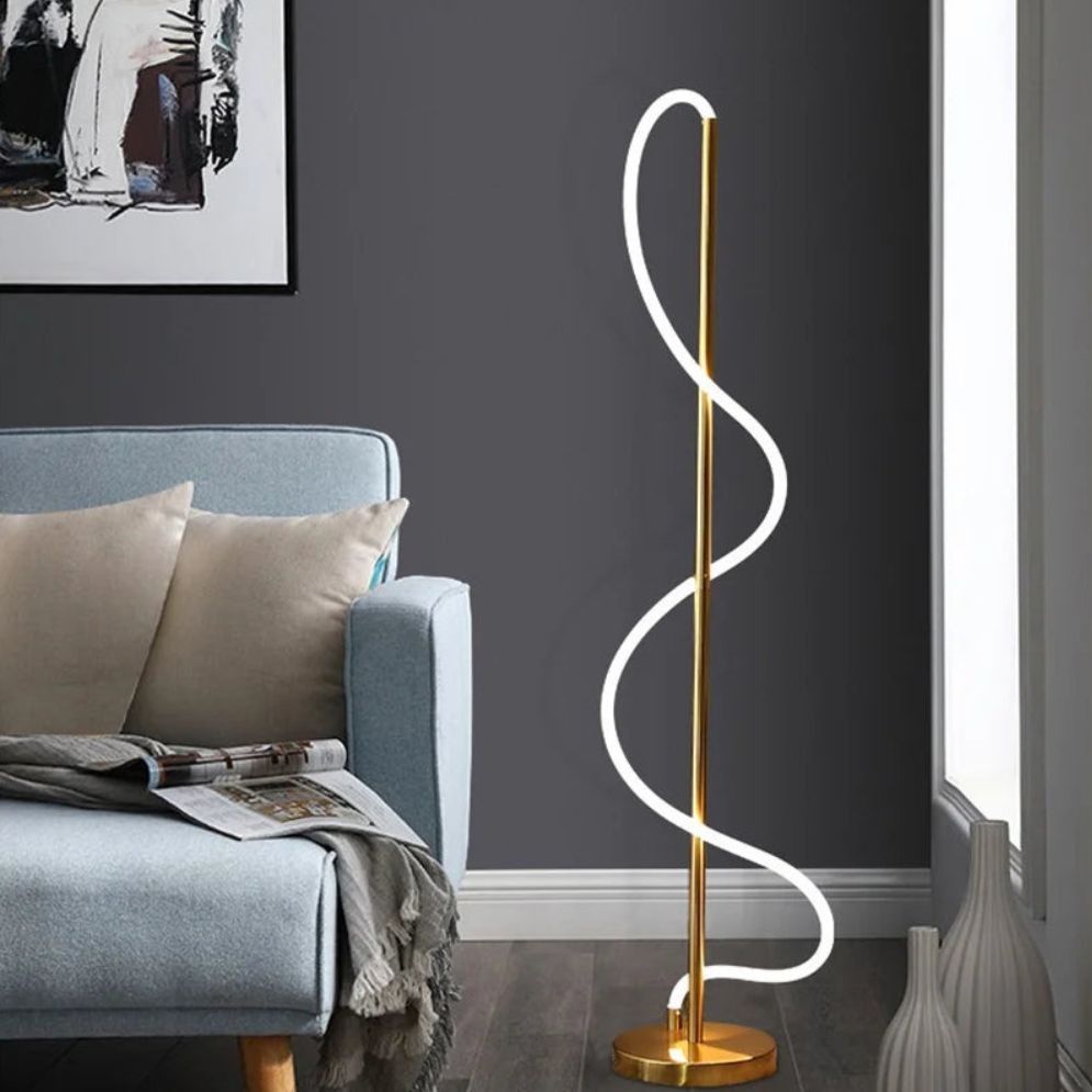 Lampadaire Led Scandinave pour Éclairage Intérieur Moderne - Lumiine
