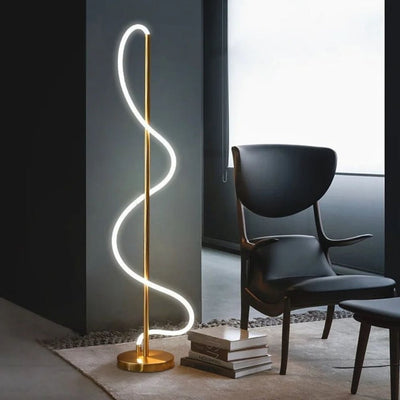 Lampadaire Led Scandinave pour Éclairage Intérieur Moderne - Lumiine