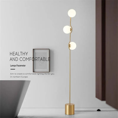 Lampadaire Minimaliste Postmoderne Nordique Créatif de Luxe - Lumiine