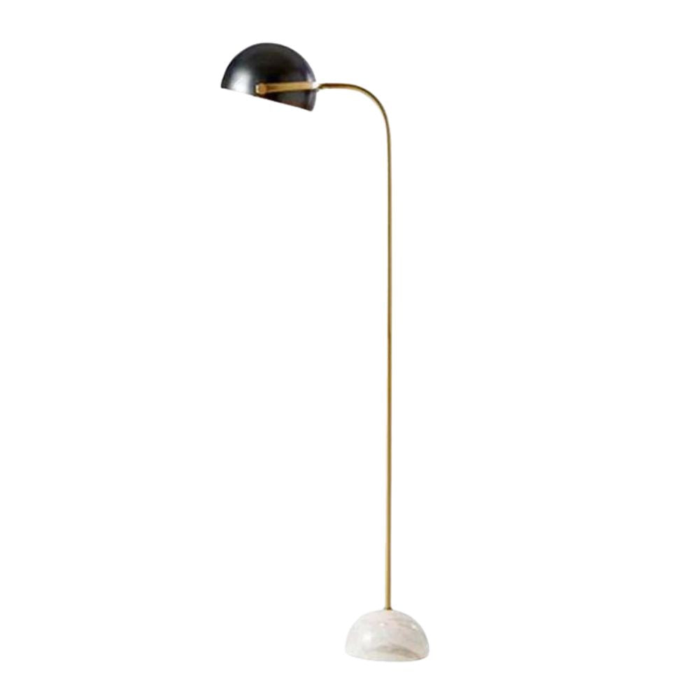 Lampadaire Moderne en Verre Doré pour Décoration Intérieure Nordique - Lumiine