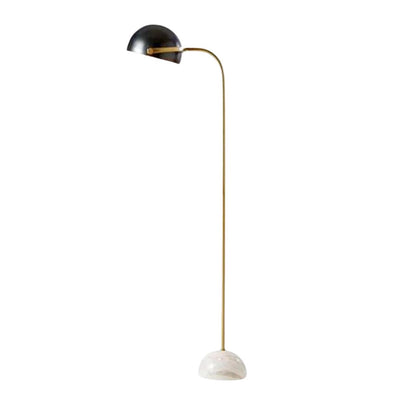Lampadaire Moderne en Verre Doré pour Décoration Intérieure Nordique - Lumiine