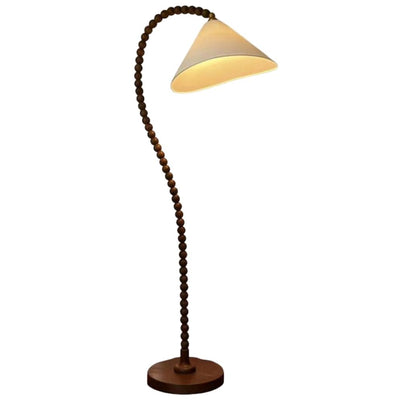 Lampadaire Nordique en Bois Massif avec Éclairage Led Moderne - Lumiine