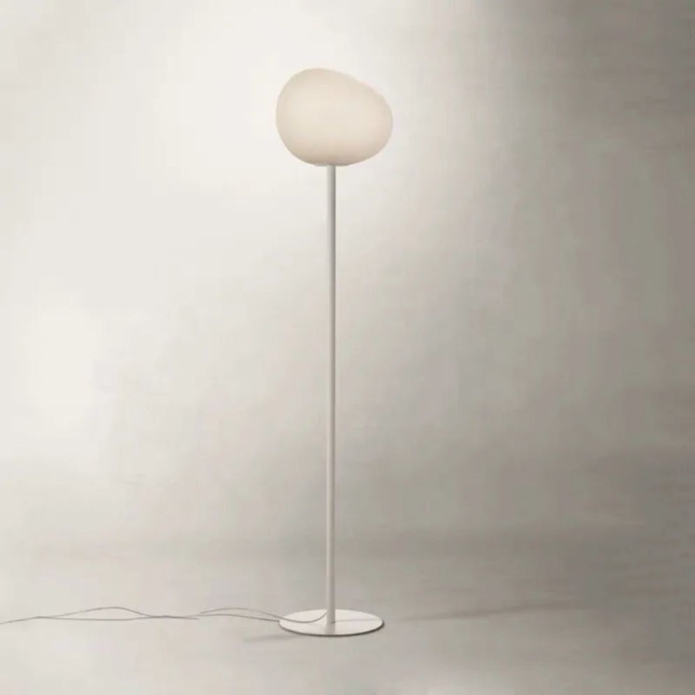 Lampadaire Nordique Verre Abat-Jour Décoration Intérieure - Lumiine